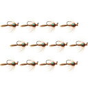 (取寄) アンプカ ジギー ミクロ メイ 12-パック Umpqua Jiggy Micro May 12-Pack Pheas Tail(4)