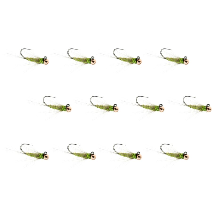 () ץ ǥ饻  12-ѥå Umpqua Duracell Jig 12-Pack Olive
