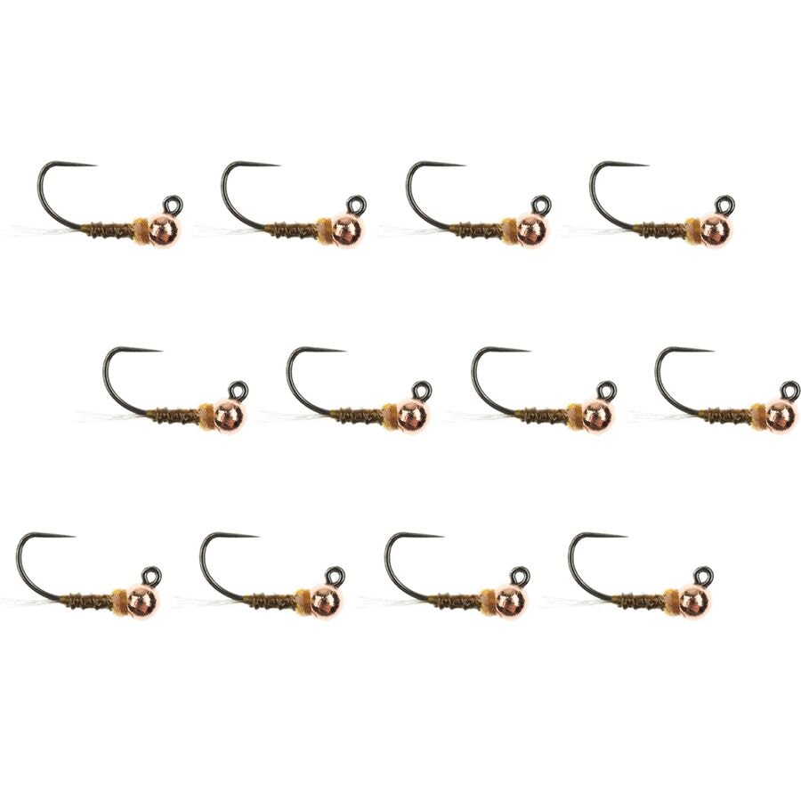 () ץ ե  å 12-ѥå Umpqua Frenchie Jig Thread 12-Pack Brown