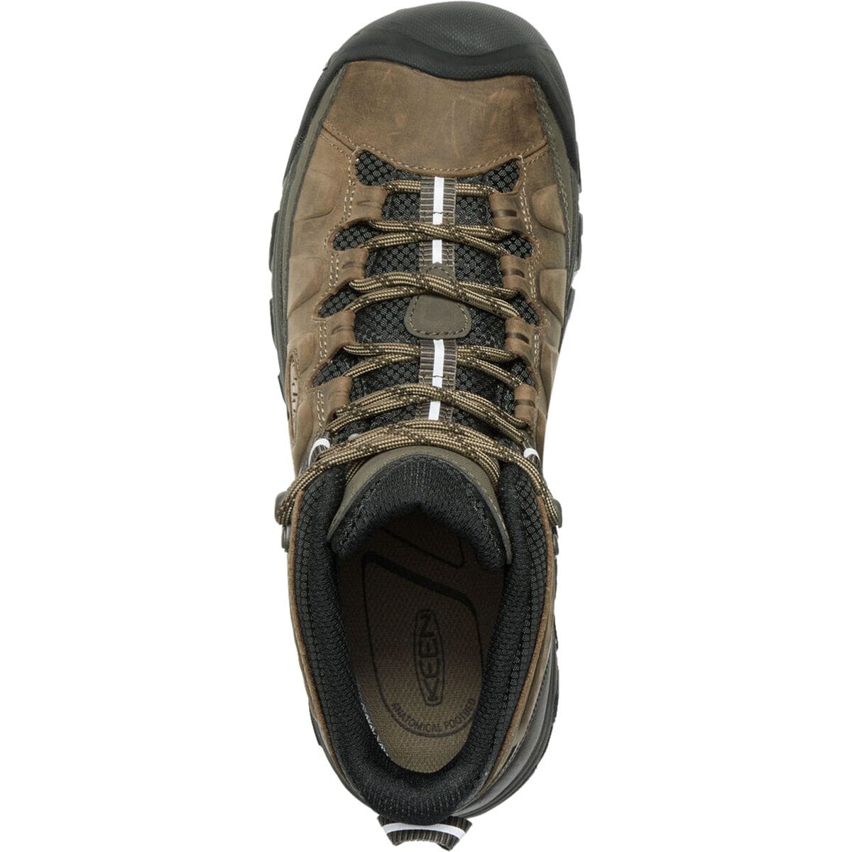 (取寄) キーン メンズ ターギー 3 ミッド レザー ウォータープルーフ ハイキング ブーツ - メンズ KEEN men Targhee III Mid Leather Waterproof Hiking Boot - Men's Bungee Cord/Black