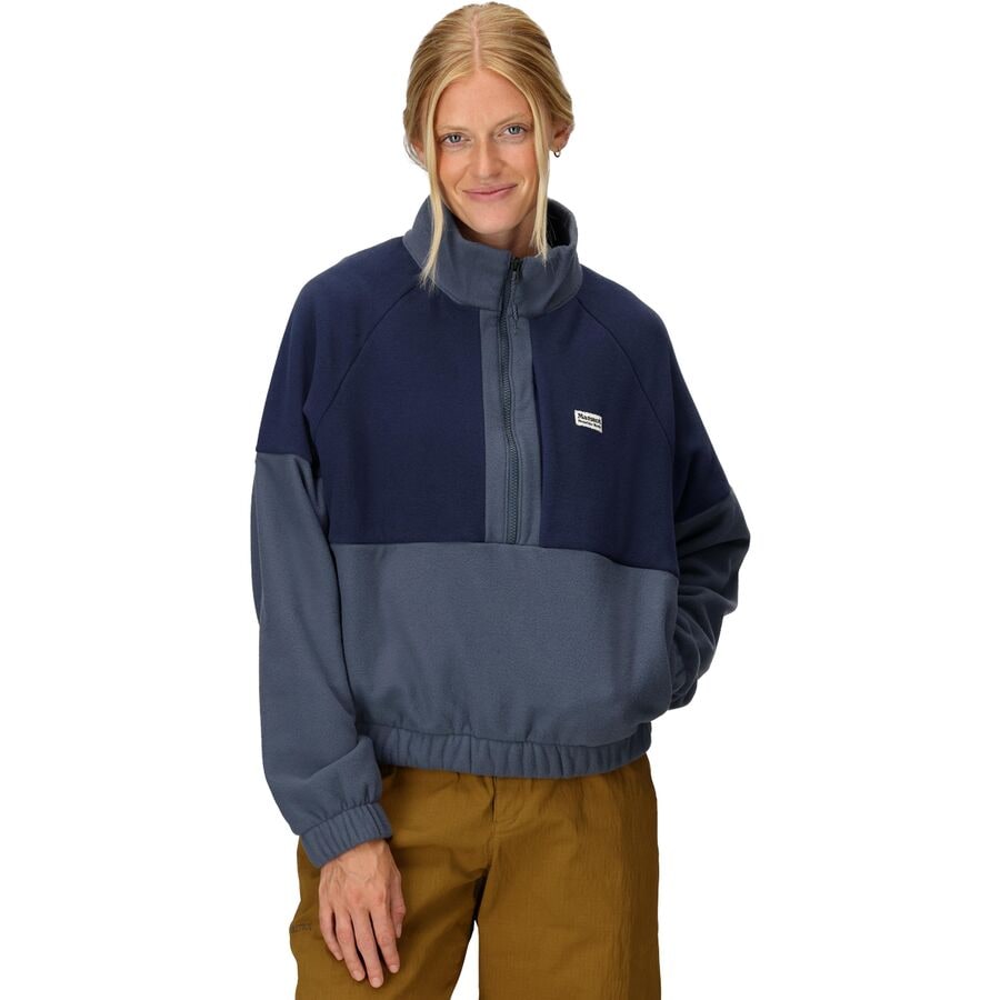 (取寄) マーモット レディース レトロ ロックリン 1/2-ジップ ジャケット - ウィメンズ Marmot women Retro Rocklin 1/2-Zip Jacket - Women's Thunderhead/Arctic Navy