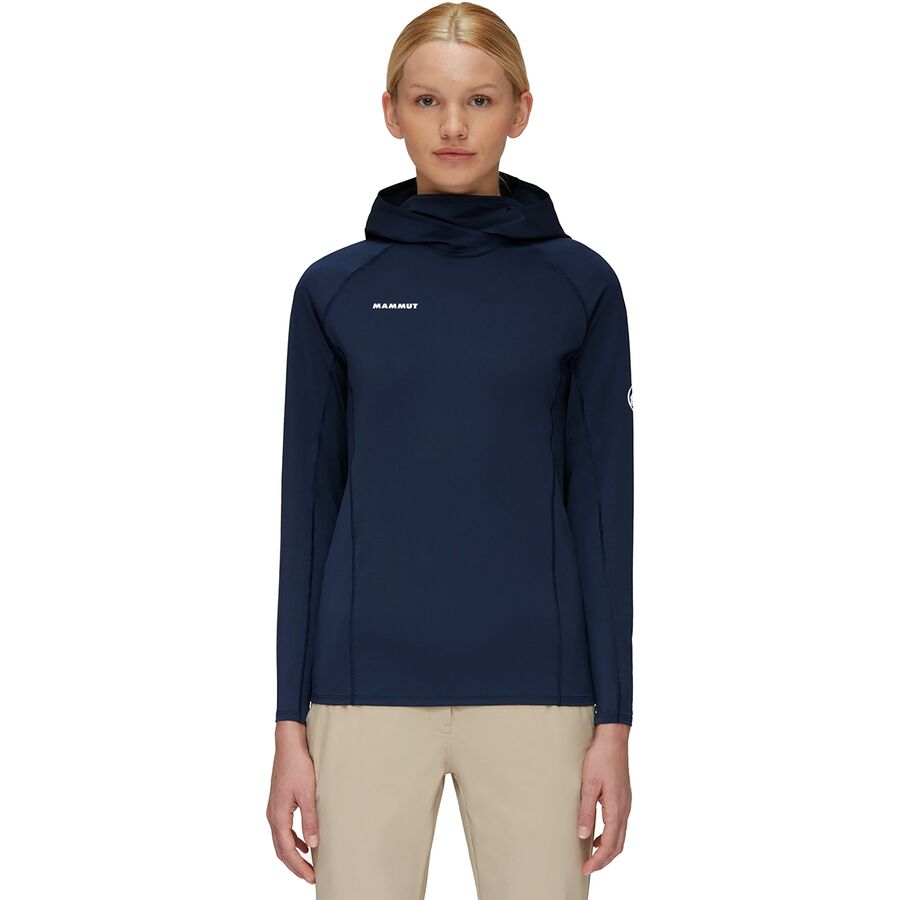 (取寄) マムート レディース セルン fl サン パーカー - ウィメンズ Mammut women Selun FL Sun Hoodie - Women's Marine