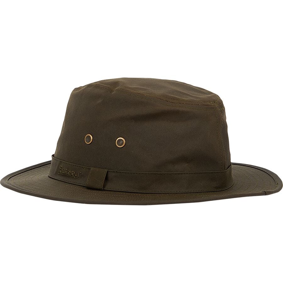 () Х֥ ɡ å ե ϥå Barbour Dawson Wax Safari Hat Olive