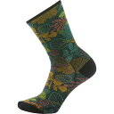 (取寄) スマートウール メンズ バイク ゼロ クッション アロハ フォレスト プリント クルー ソック - メンズ Smartwool men Bike Zero Cushion Aloha Forest Print Crew Sock - Men's Twilight Blue
