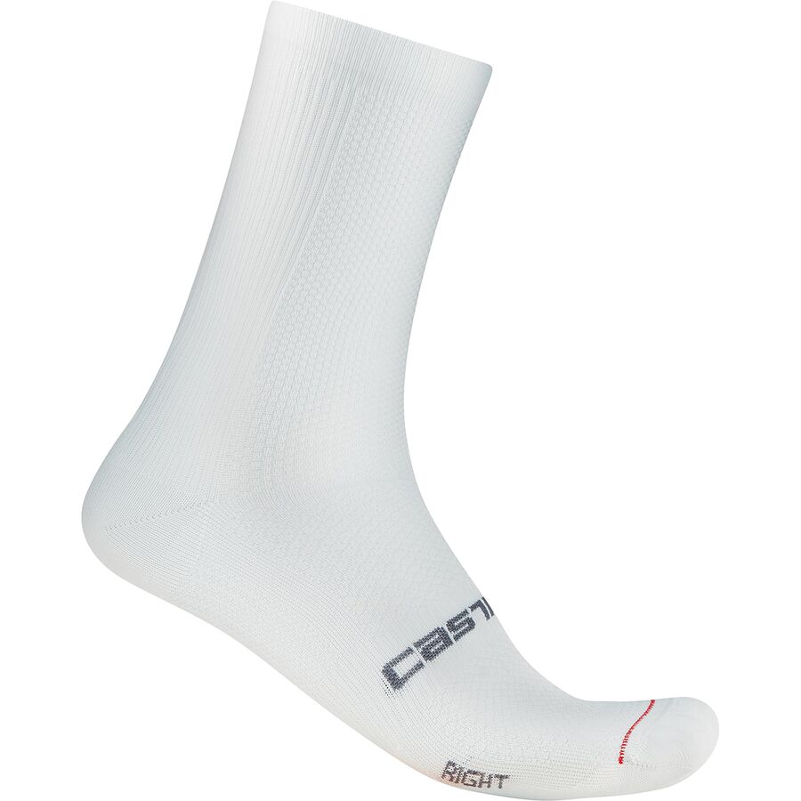 (取寄) カステリ エスプレッソ 18 ソック Castelli Espresso 18 Sock White