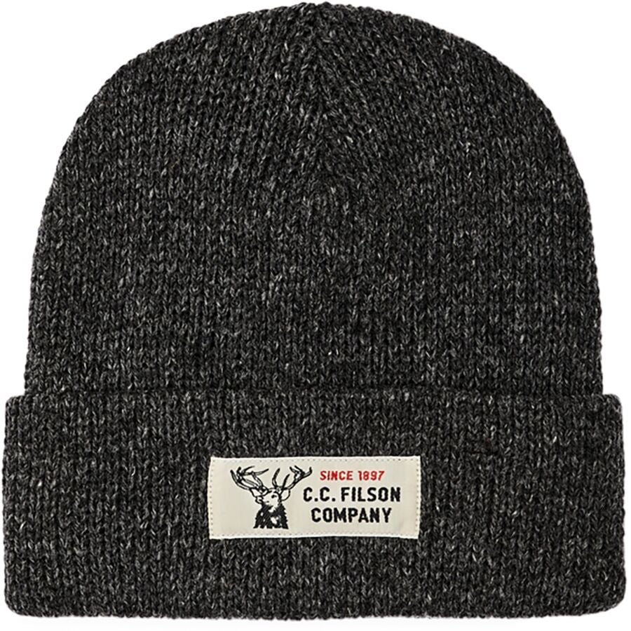 () ե륽 饤 饰  ӡˡ Filson Lined Ragg Wool Beanie Charcoal/Blac...