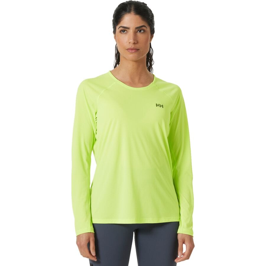 (取寄) ヘリーハンセン レディース トレイル ロング-スローブ T-シャツ - ウィメンズ Helly Hansen women Trail Long-Sleeve T-Shirt - Women's Sharp Green