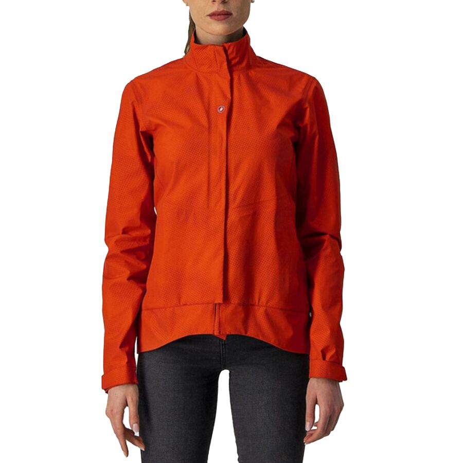 (取寄) カステリ レディース コミューター リフレックス ジャケット - ウィメンズ Castelli women Commuter Reflex Jacket - Women's Fiery Red