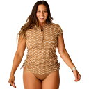 (取寄) カーヴ デザイン レディース ドーソン ショートスリーブ ラッシュガード - ウィメンズ Carve Designs women Dawson Short-Sleeve Rashguard - Women's Dune(4)