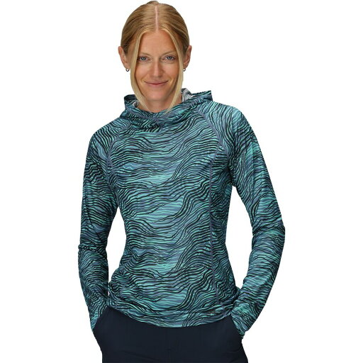 (取寄) アウトドア リサーチ レディース エコー プリンテッド パーカー - ウィメンズ Outdoor Research women Echo Printed Hoodie - Women's Olympic Nori (取寄) アウトドア リサーチ レディース エコー プリンテッド パーカー - ウィメンズ Outdoor Research women Echo Printed Hoodie - Women's Olympic Nori
