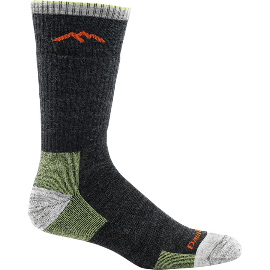 (取寄) ダーンタフ メンズ ハイカー ブーツ クッション ソック - メンズ Darn Tough men Hiker Boot Cushion Sock - Men's Lime(4)