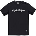 (取寄) トロイリーデザインズ メンズ スカイライン ショートスリーブ ライド Tシャツ - メンズ Troy Lee Designs men Skyline Short-Sleeve Ride T-Shirt - Men's Signature Black