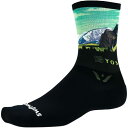 (取寄) スウィフトウィック ビジョン クルー インプレッション ナショナル パーク ソック Swiftwick Vision Crew Impression National Park Sock Yosemite(4)