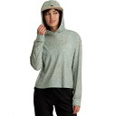 (取寄) フリーフライ レディース エレベート ライトウェイト パーカー - ウィメンズ Free Fly women Elevate Lightweight Hoodie - Women's Drifter Print - Desert Sage(4)
