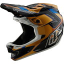 (取寄) トロイリーデザインズ D4 コンポジット ミプス ヘルメット Troy Lee Designs D4 Composite Mips Helmet Royality Black/Gold