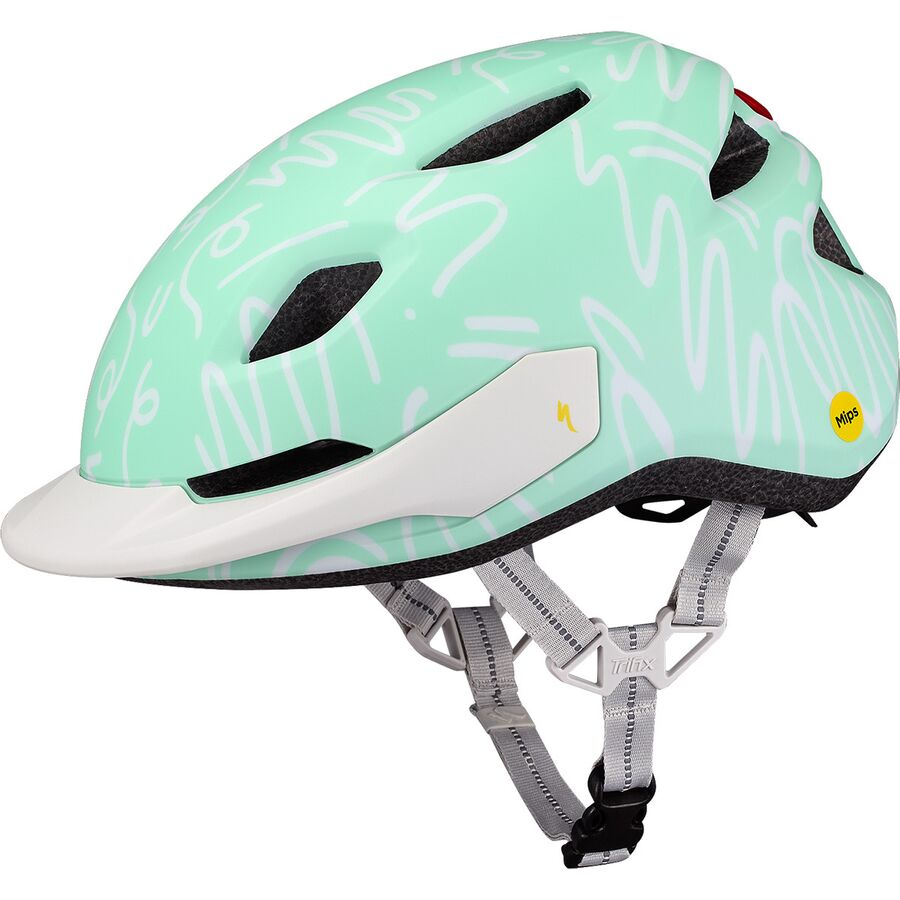 (���) ���ڥ���饤���� ���å� ����åե� 2 ��å� �إ��å� - ���å� Specialized kids Shuffle 2 LED Helmet - Kids' Dune White Graphic