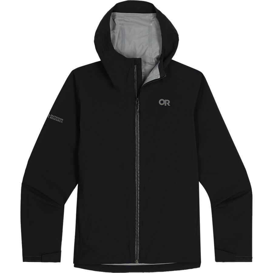 () ȥɥ ꥵ  ȥȥС ȥå 쥤 㥱å -  Outdoor Research men Stratoburst Stretch Rain Jacket - Men's Black