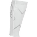 (取寄) ツータイムズユー コンプレッション カーフ ガード 2XU Compression Calf Guard White/White