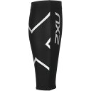 (取寄) ツータイムズユー コンプレッション カーフ ガード 2XU Compression Calf Guard Black/Black