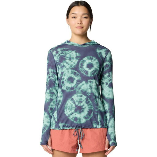 (取寄) マウンテンハードウェア レディース クレーター レイク ロング-スローブ パーカー - ウィメンズ Mountain Hardwear women Crater Lake Long-Sleeve Hoodie - Women's Lapis Dusk Spore Dye Print (取寄) マウンテンハードウェア レディース クレーター レイク ロング-スローブ パーカー - ウィメンズ Mountain Hardwear women Crater Lake Long-Sleeve Hoodie - Women's Lapis Dusk Spore Dye Print