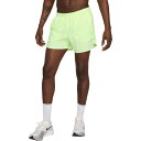 (取寄) ナイキ メンズ ドライ-フィット ストライド 5インチ Bf ショート - メンズ Nike men Dri-Fit Stride 5in BF Short - Men's Barely Volt/Barely Volt/Reflective Silv(4)