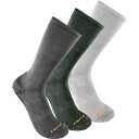 (取寄) レディース ミッドウエイト コットン コンフォート ソック - 3-パック - ウィメンズ Carhartt Gloves women Midweight Cotton Comfort Sock - 3-Pack - Women's Assorted 1