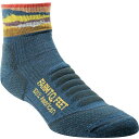 (取寄) ファームトゥフィート マックス パッチ 1/4 ライトウェイト ハイキング ソック Farm To Feet Max Patch 1/4 Lightweight Hiking Sock Denim Blue Heather(4)