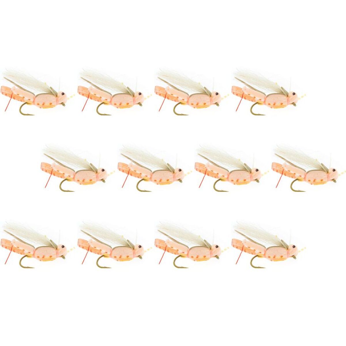 () ץ  饹 ۥåѡ 12-ѥå Umpqua Thunder Grass Hopper 12-Pack Pea...