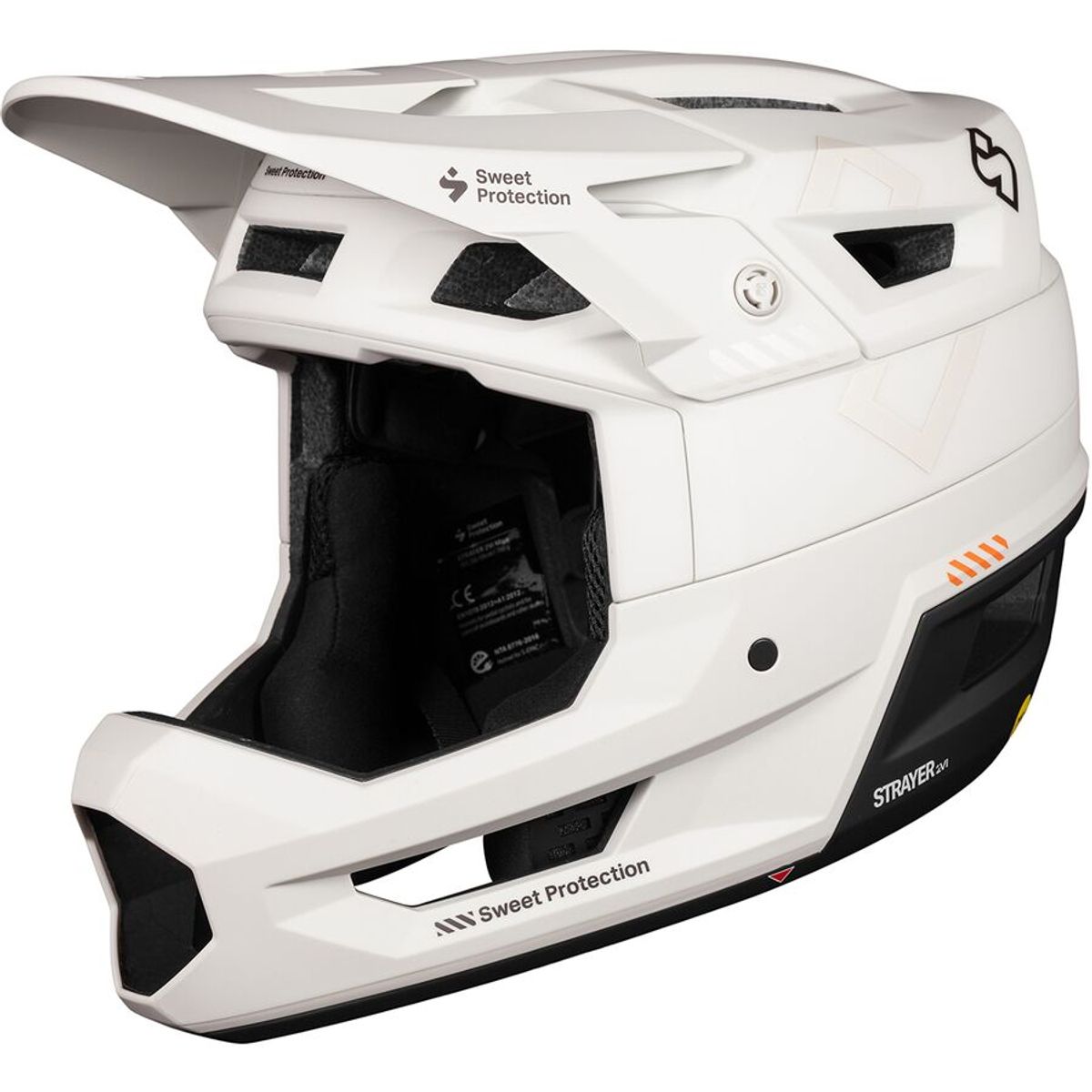(取寄) スウィートプロテクション ストレイヤー 2VI ミプス フル-フェイス ヘルメット Sweet Protection Strayer 2Vi MIPS Full-Face Helmet Bronco White