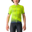 (取寄) カステリ キッズ エアロ ジャージ - キッズ Castelli kids Aero Jersey - Kids' Electric Lime/Bel...
