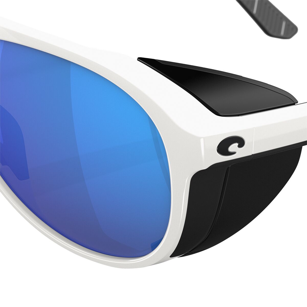 (取寄) コスタ グランド カタリナ ポーラライズド サングラス Costa Grand Catalina Polarized Sunglasses Hull White/Blue Mirror 580G