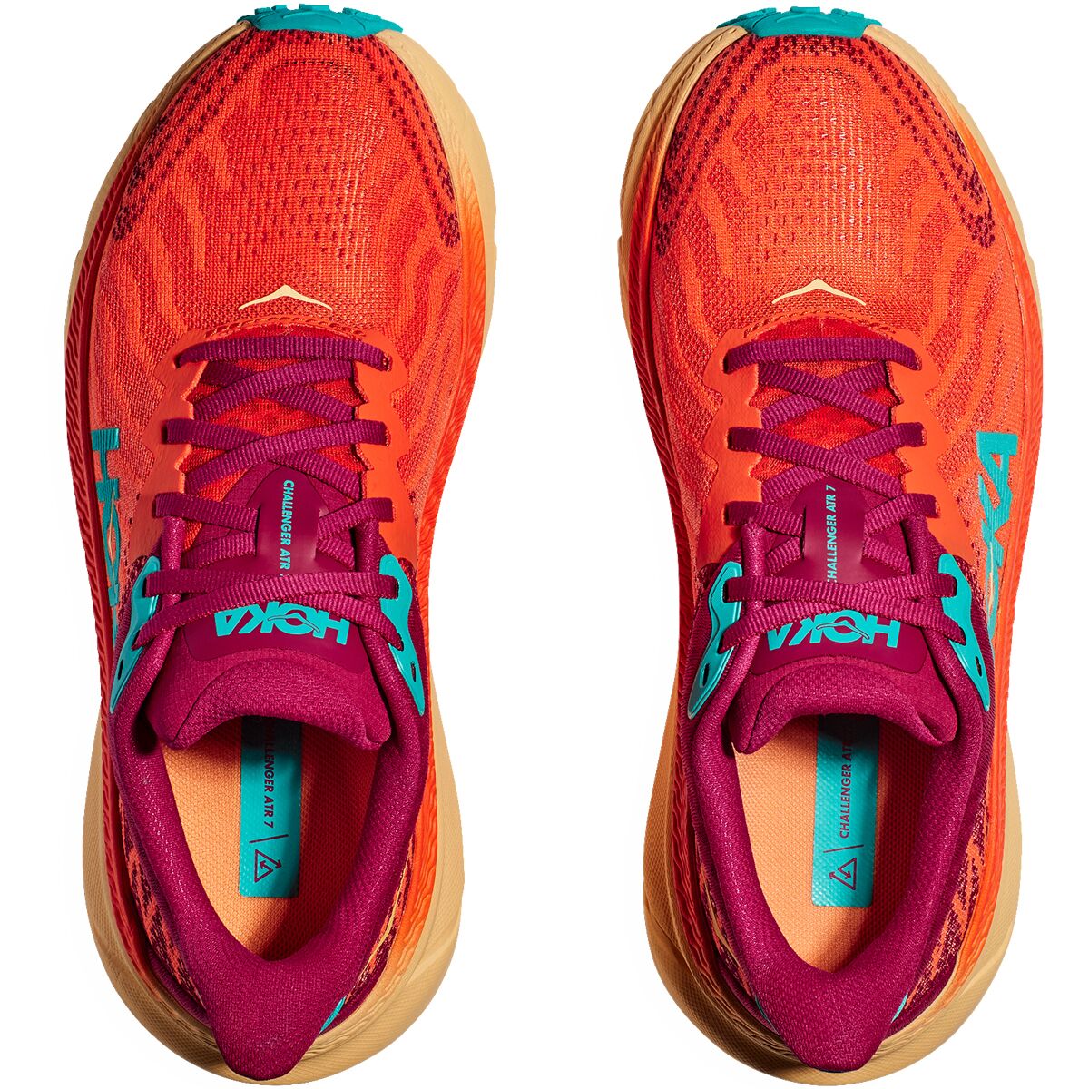 (取寄) ホカオネオネ メンズ チャレンジャー ATR 7 ランニング シューズ - メンズ HOKA men Challenger ATR 7 Running Shoe - Men's Flame/Cherries Jubilee