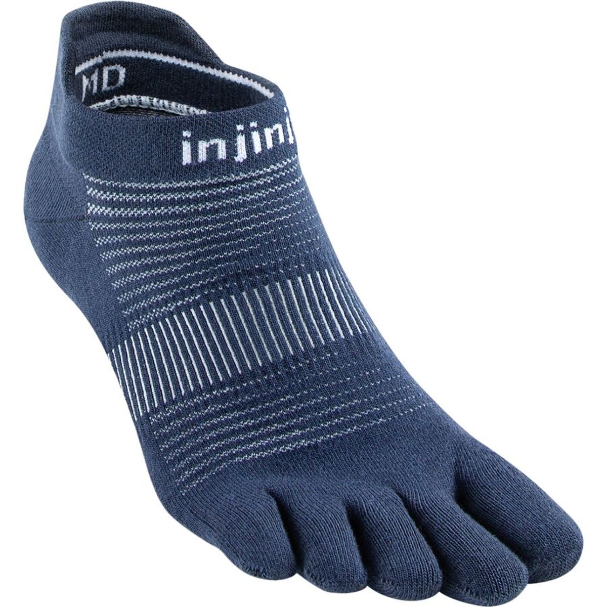 () 󥸥  饤ȥ Ρ硼 å Injinji Run Lightweight No-Show Sock N...