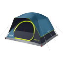 (取寄) コールマン スカイドーム テント: 4-パーソン 3-シーズン Coleman Skydome Tent: 4-Person 3-Season Darkroom(4)