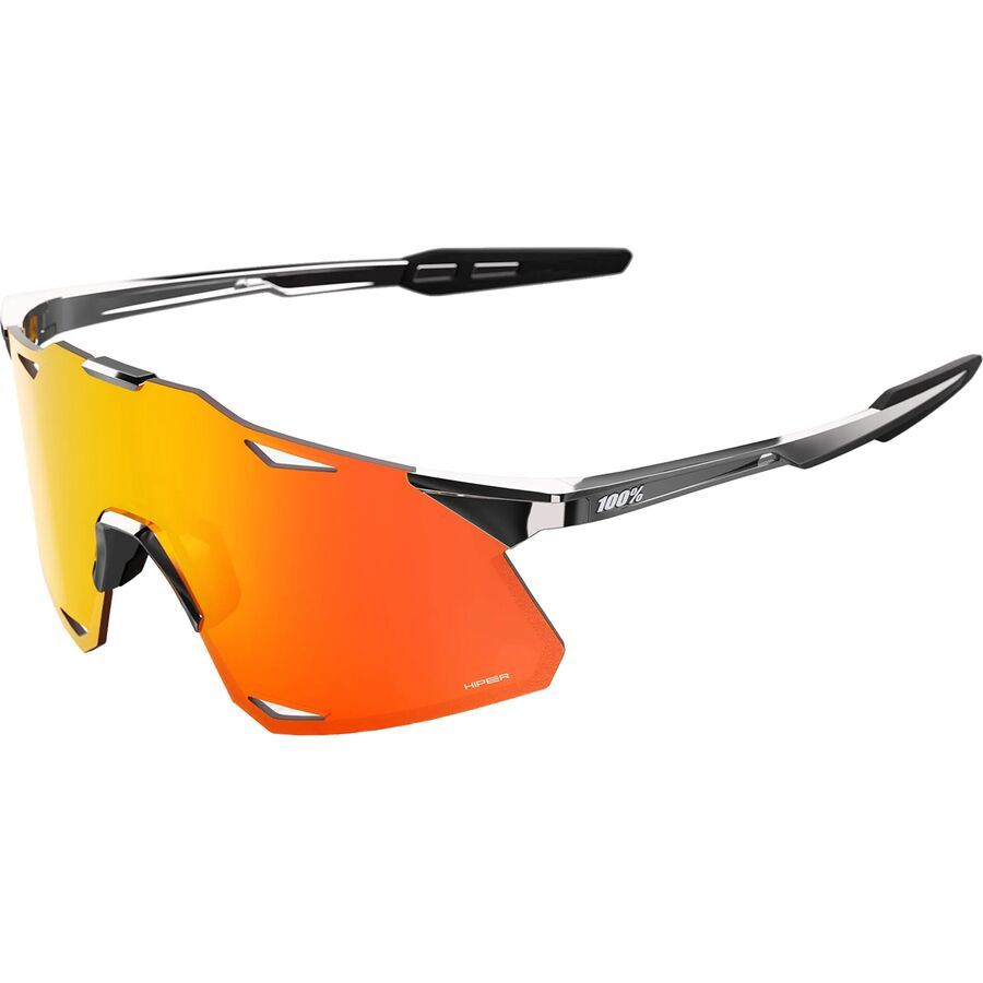 (取寄) 100% ハイパークラフト サングラス 100% HyperCraft Sunglasses Black Chrome/HiPER Red Mirror Lens
