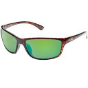 (取寄) サンクラウド ポラライズド オプティクス セントリー ポーラライズド サングラス Suncloud Polarized Optics Sentry Polarized Sunglasses Tortoise/Polarized Green Mirror(4)
