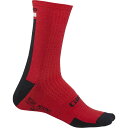 (取寄) ジロ HRC プラス メリノ ウール ソック Giro HRC Plus Merino Wool Sock Red/Black/Grey