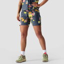(取寄) バックカントリー レディース スリックロック 7インチ プル オン バイク ショート - ウィメンズ Backcountry women Slickrock 7in Pull On Bike Short - Women's Turbulence Exploded Floral Print
