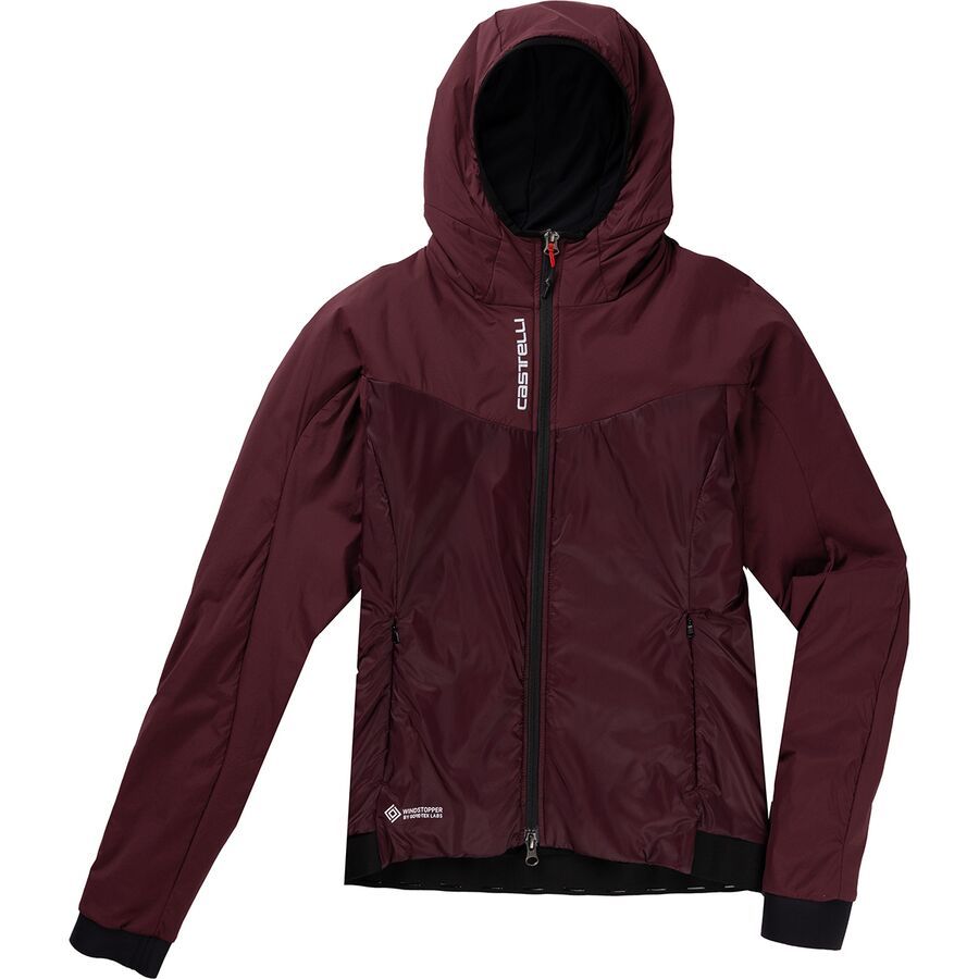 (取寄) カステリ レディース フライ サーマル リミテッド エディション ジャケット - ウィメンズ Castelli women Fly Thermal Limited Edition Jacket - Women's Deep Bordeaux