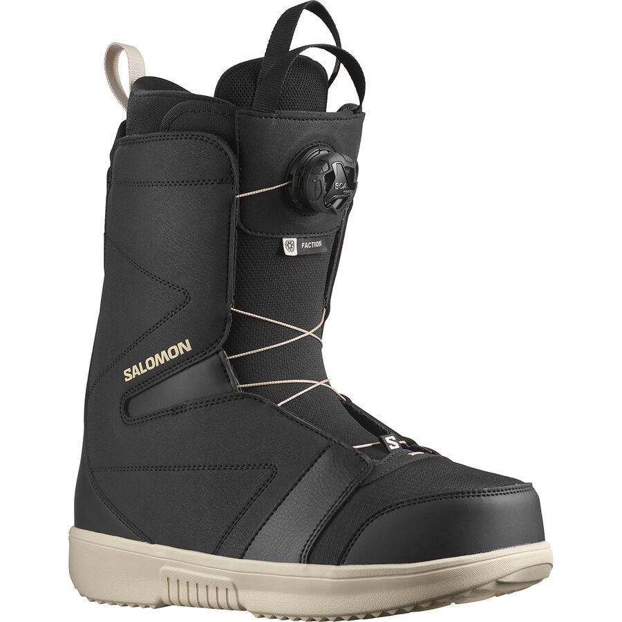 (取寄) サロモン ファクション ボア スノーボード ブーツ - Salomon Faction BOA Snowboard Boot - 2026 Black/Black/Rainy Day