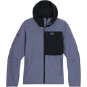 (取寄) アウトドア リサーチ メンズ フェロッシー デュラプリント フーデット ジャケット - メンズ Outdoor Research men Ferrosi DuraPrint Hooded Jacket - Men's Summit/Black(4)