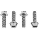 (取寄) ウルフトゥースコンポーネンツ ウォーター ボトル ケージ ボルツ Wolf Tooth Components Water Bottle Cage Bolts Silver