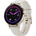 (取寄) ガーミン ベニュー 3S Garmin Venu 3S Ivory/Cream Gold(2)