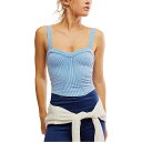 (取寄) エフピー ムーブメント レディース パーフェイクトリー プレーテッド カミ - ウィメンズ FP Movement women Perfectly Plated Cami - Women's Denim Blue Combo