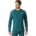 (取寄) ヘリーハンセン メンズ リファ アクティブ クルー トップ - メンズ Helly Hansen men Lifa Active Crew Top - Men's Dark Creek