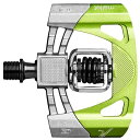 (取寄) クランクブラザース マレット 2 ペダルズ Crank Brothers Mallet 2 Pedals Raw/Green