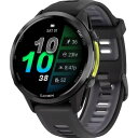 (取寄) ガーミン フォアランナー 970 ウォッチ Garmin Forerunner 970 Watch Carbon Gray DLC Ti/Black (Black/Whitestone Band)