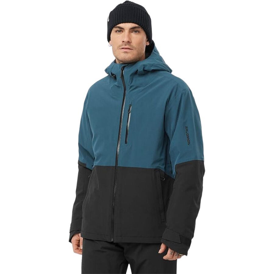 (取寄) サロモン メンズ ハイランド ジャケット - メンズ Salomon men Highland Jacket - Men's Midnight Navy/Deep Black