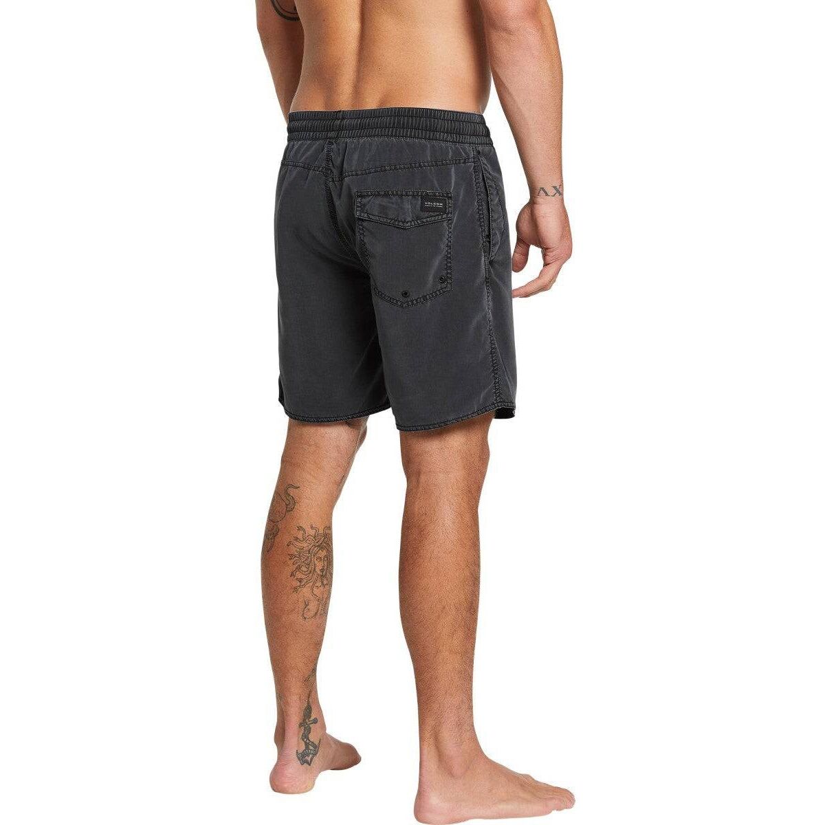 (取寄) ボルコム メンズ センター 17 トランク - メンズ Volcom men Center 17 Trunk - Men's Black