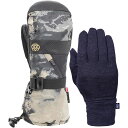 (取寄) シックスエイトシックス メンズ スマーティー ゴア-テックス スリーインワン ガントレット ミトン - メンズ 686 men Smarty GORE-TEX 3-in-1 Gauntlet Mitten - Men's Sage Hemisphere